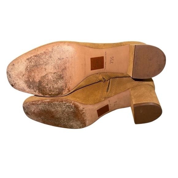Madewell The Lucien Boot in Suede Size 7.5 Bronzed Birch - Picture 5 of 6